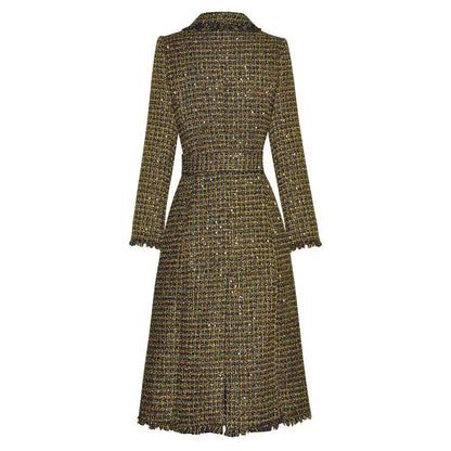 Trench coat carreaux dorés upper east side femme | bymanyc ® new york - MyParisMonaco
