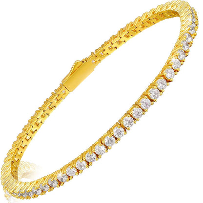 Bracelet tennis moissanite argent 925