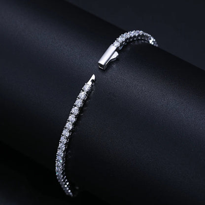 Bracelet tennis moissanite argent 925 MyParisMonaco