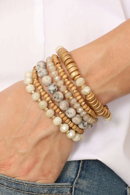 Bracelets empilables breloques mix