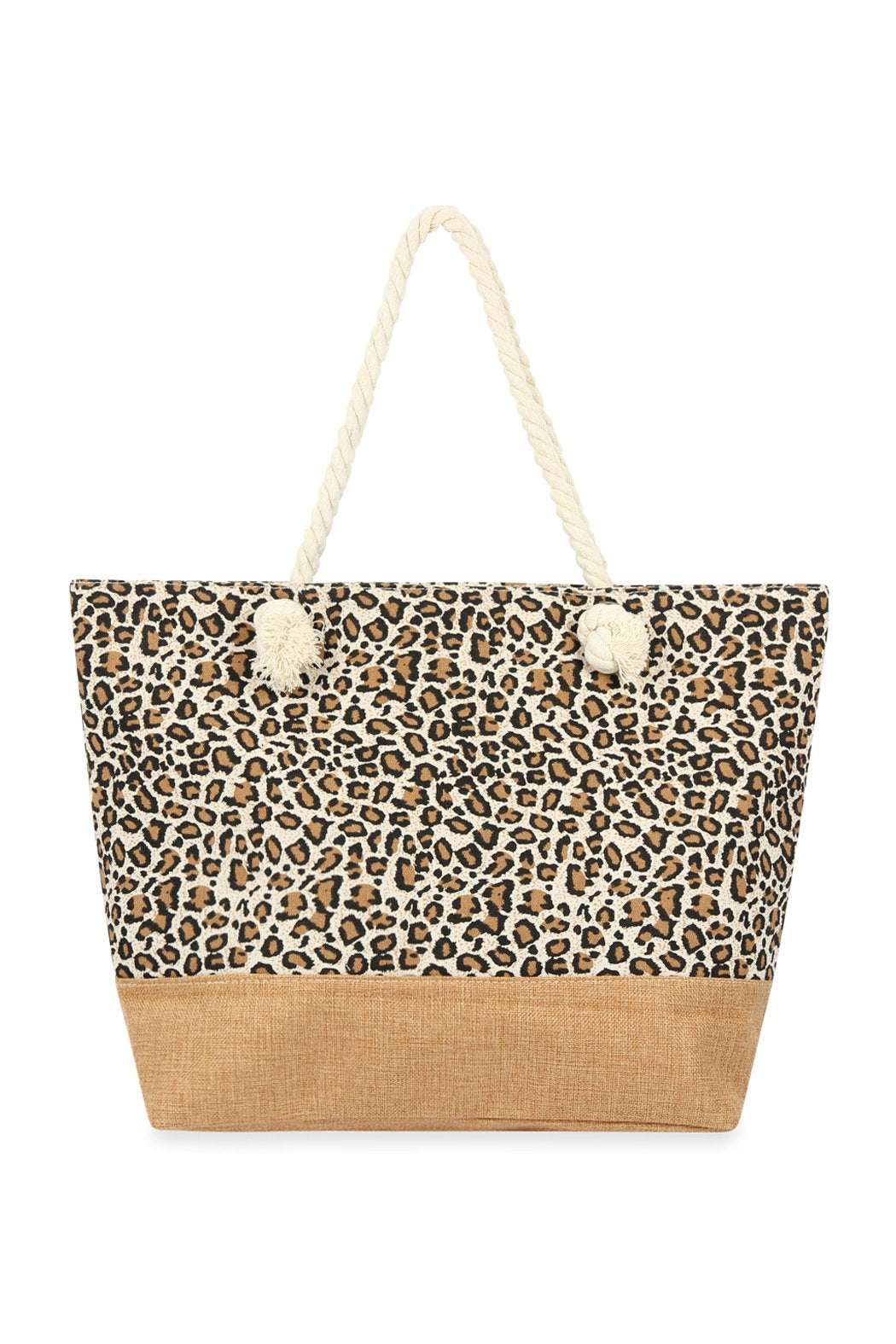 Sac cabas imprimé léopard