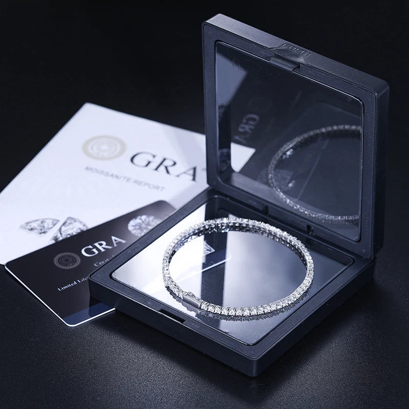 Bracelet tennis moissanite argent 925 MyParisMonaco