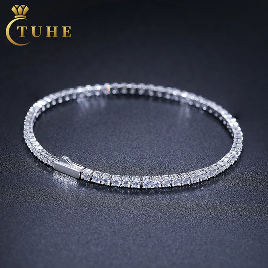 Bracelet tennis moissanite argent 925 MyParisMonaco
