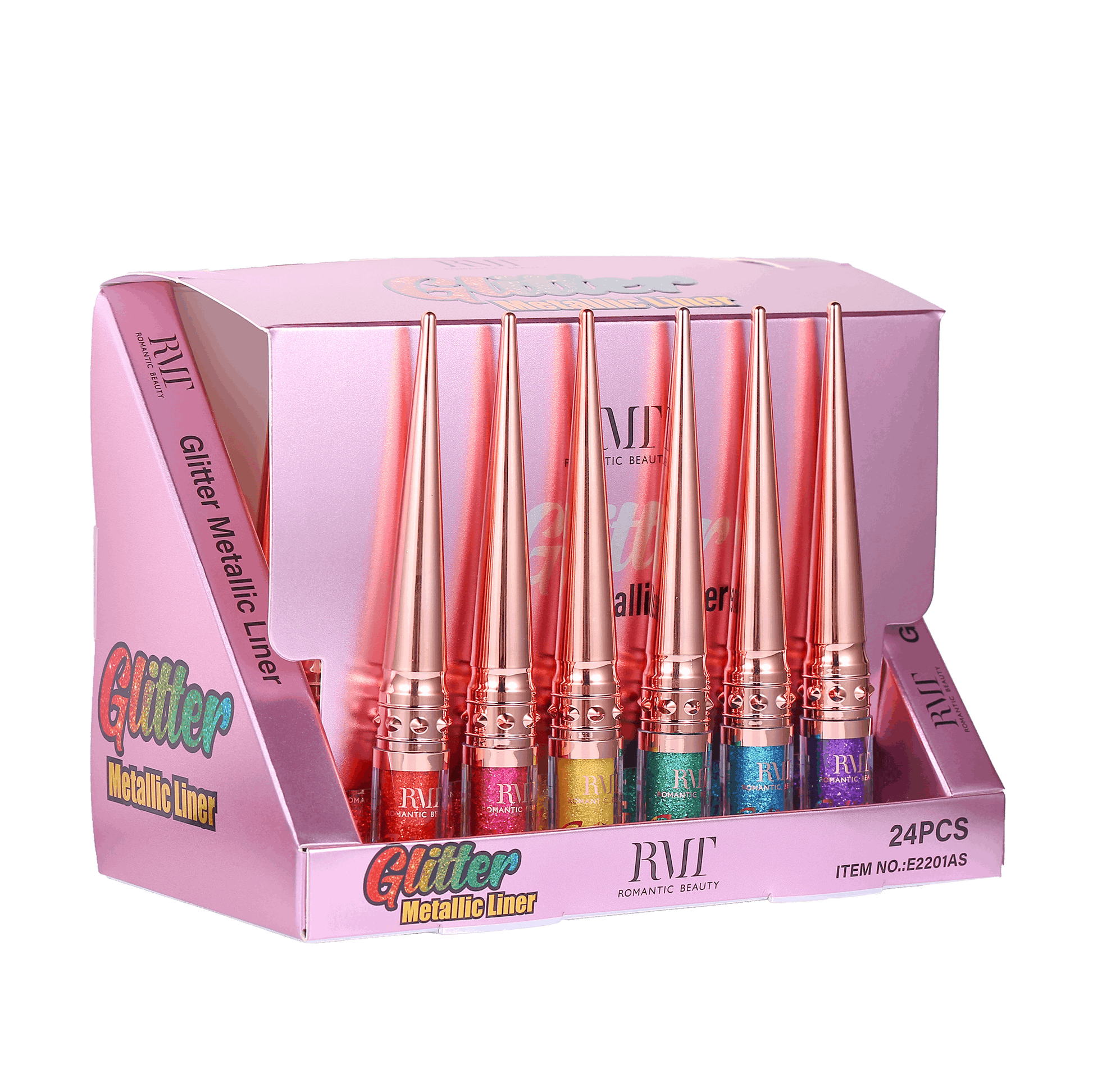 Eyeliner liquide pailletté couleurs assorties