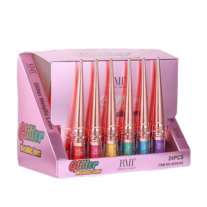 Eyeliner liquide pailletté couleurs assorties