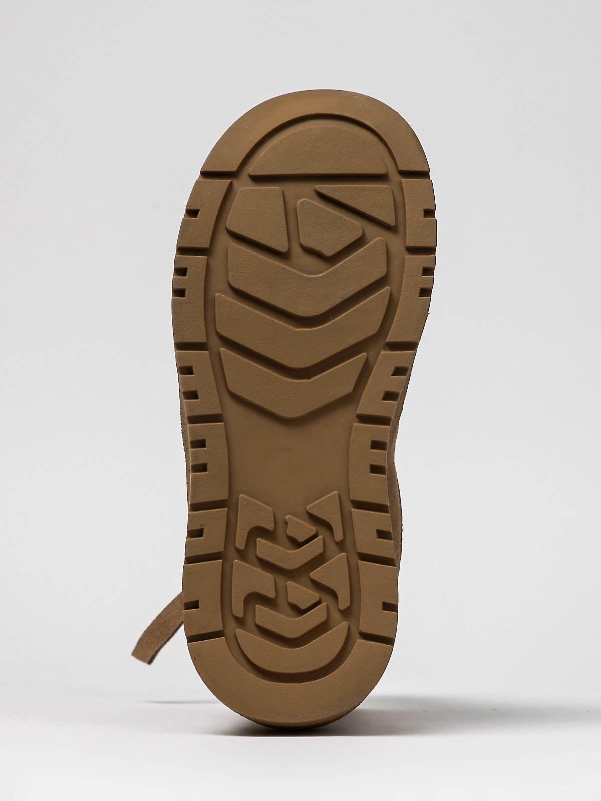 Chaussures femme en daim marron — semelle intérieure laine