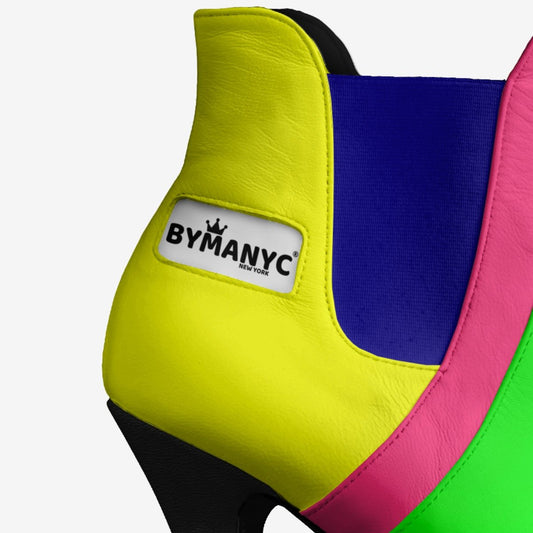 Édition limitée bottines plateforme vegan à pompons | bymanyc ® new york - MyParisMonaco