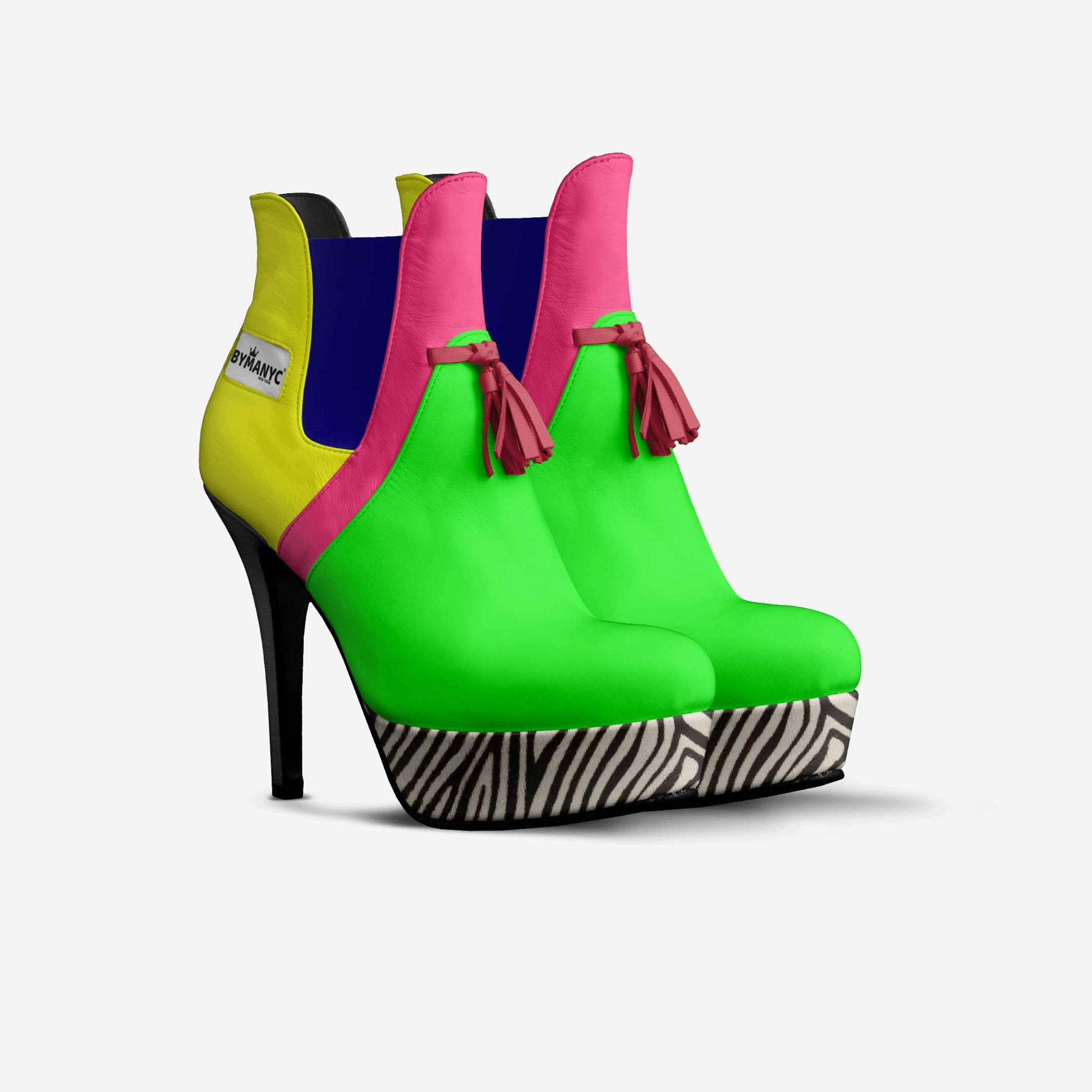 Édition limitée bottines plateforme vegan à pompons | bymanyc ® new york - MyParisMonaco