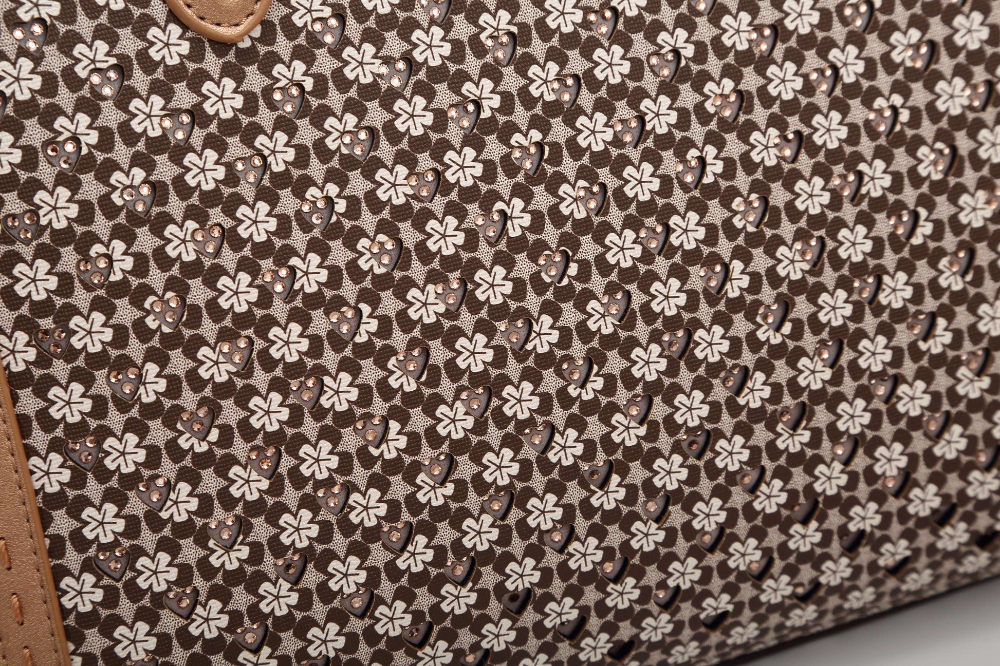 Sac tote vintage motif floral