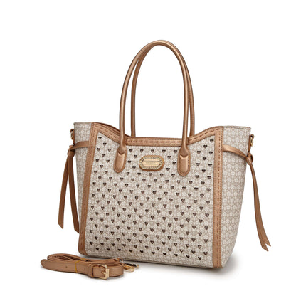 Sac tote vintage motif floral