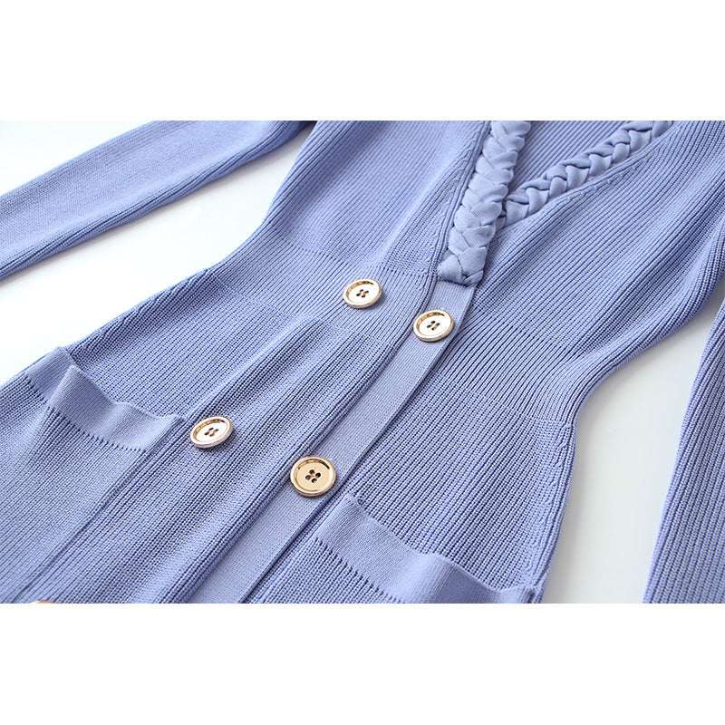 Robe tricotée rétro hepburn pour femme | bymanyc new york - MyParisMonaco