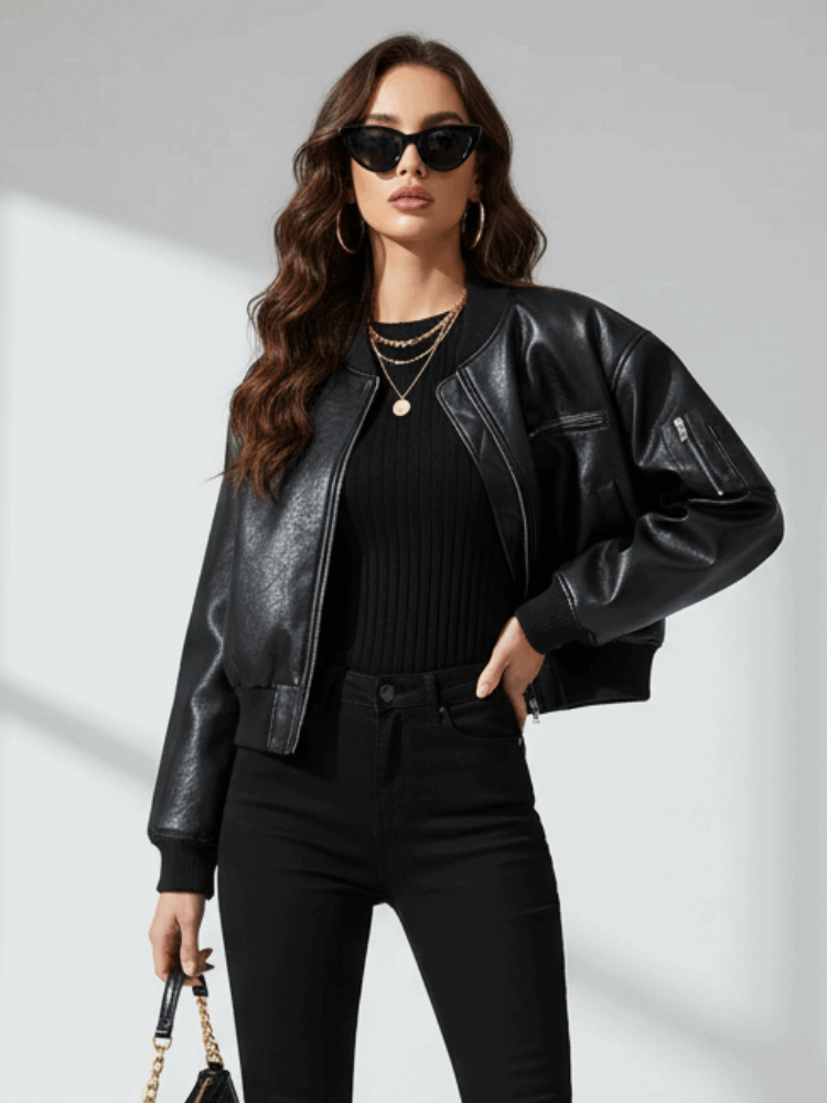 Veste zippée rétro pour femme | bymanyc new york - MyParisMonaco