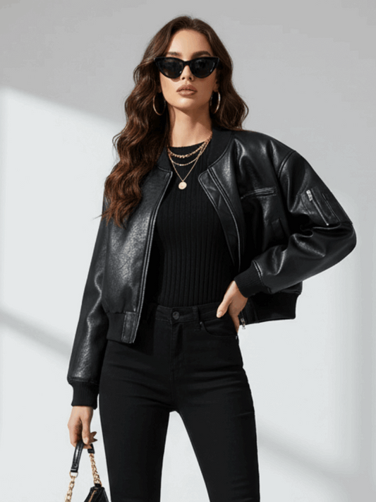 Veste zippée rétro pour femme | bymanyc new york - MyParisMonaco
