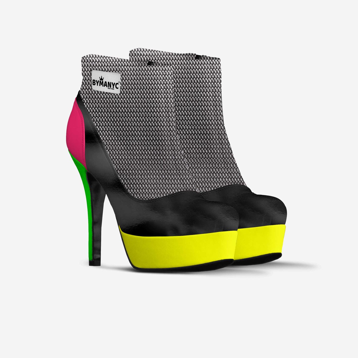 Bottines vegan plateforme noires | bymanyc® new york - MyParisMonaco
