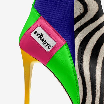 Bottines vegan talons hauts chelsea noir edge | bymanyc® new york - MyParisMonaco