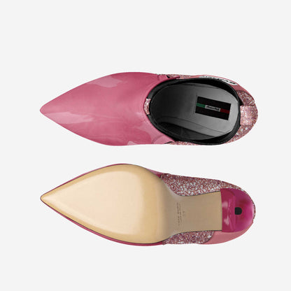 Bottines vegan talons hauts pink blaze | bymanyc® new york - MyParisMonaco