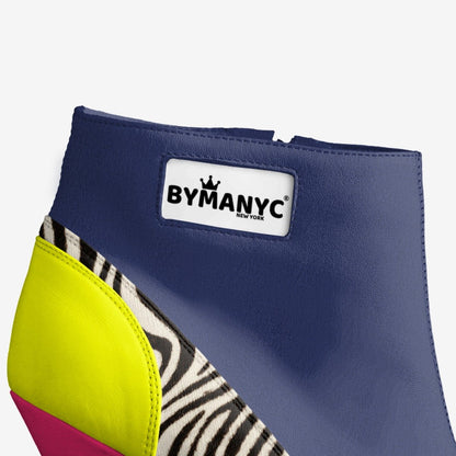 Bottines vegan plateforme noires audacieuses | bymanyc ® new york - MyParisMonaco
