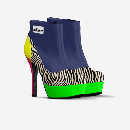 Bottines vegan plateforme noires audacieuses | bymanyc ® new york - MyParisMonaco