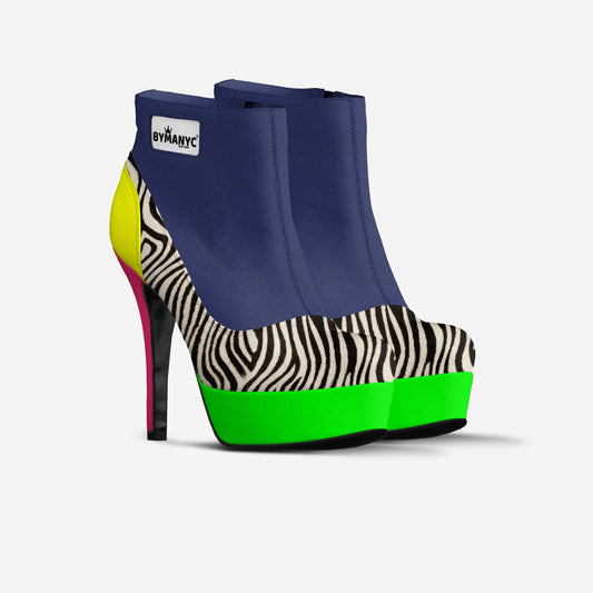 Bottines vegan plateforme noires audacieuses | bymanyc ® new york - MyParisMonaco