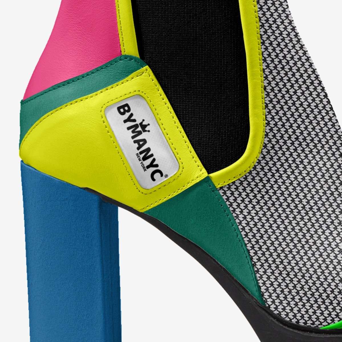 Bottines vegan urbaines à élastiques midnight black | bymanyc ® new york - MyParisMonaco