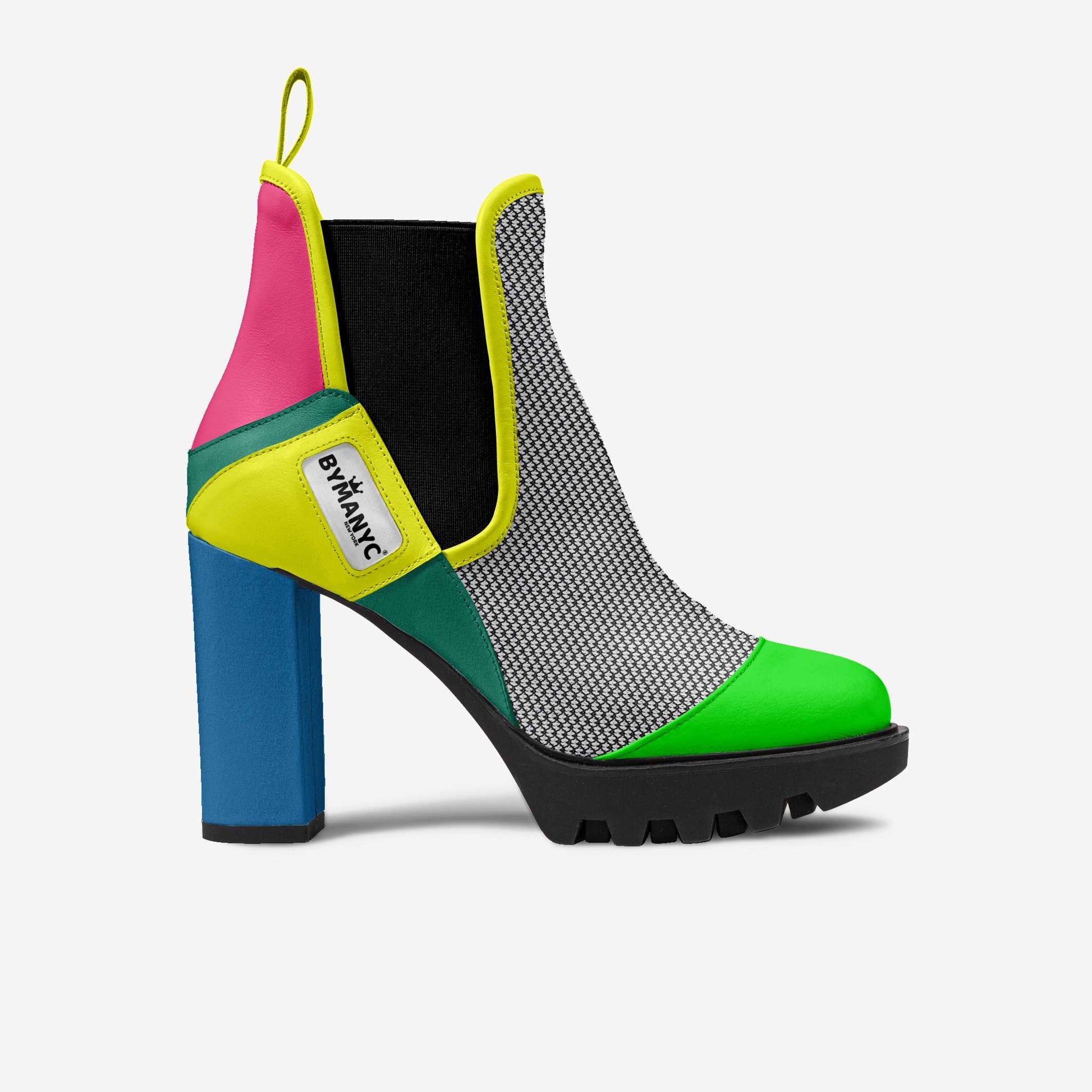 Bottines vegan urbaines à élastiques midnight black | bymanyc ® new york - MyParisMonaco