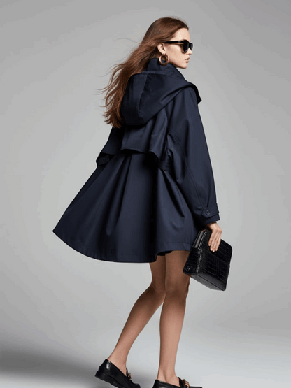 Veste cape femme tribeca éco fashion | bymanyc ® new york - MyParisMonaco