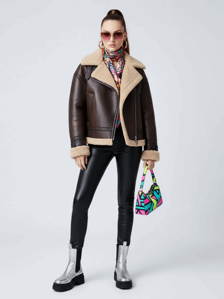 Veste aviateur femme couture | bymanyc ® new york - MyParisMonaco