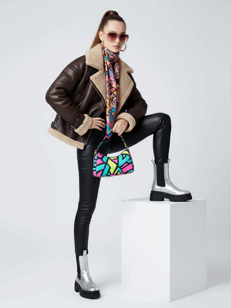 Veste aviateur femme couture | bymanyc ® new york - MyParisMonaco