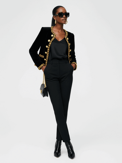 Veste velours femme gramercy éco couture | bymanyc ® new york - MyParisMonaco