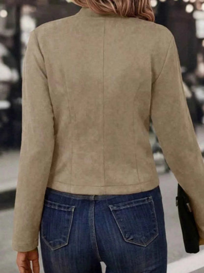 Veste courte à devant ouvert