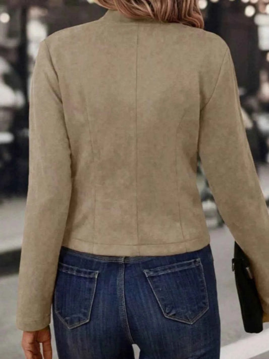 Veste courte à devant ouvert