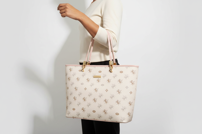 Grand tote bag imprimé Pégase — mise en situation taille réelle