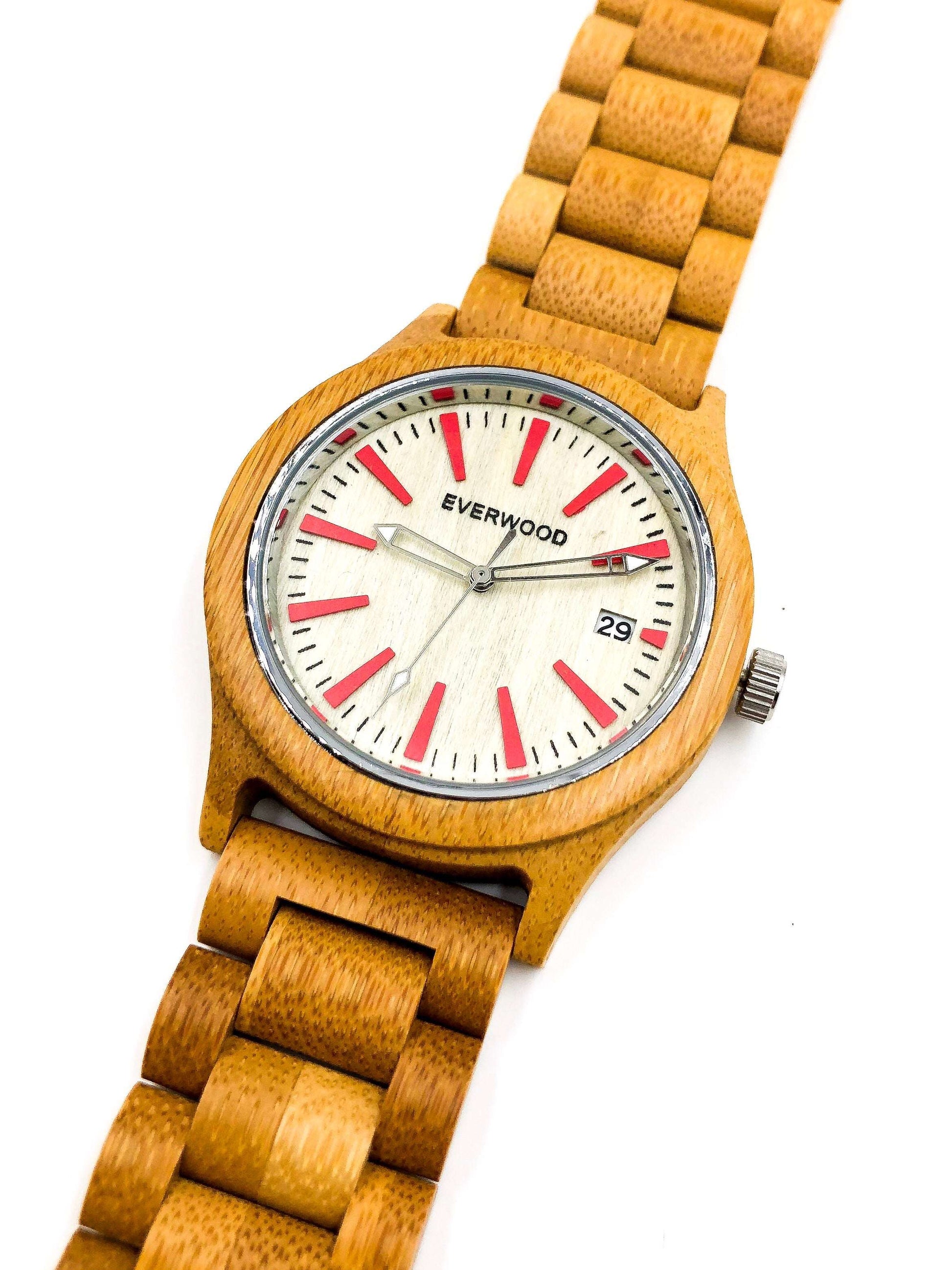 Montre en bois d'érable