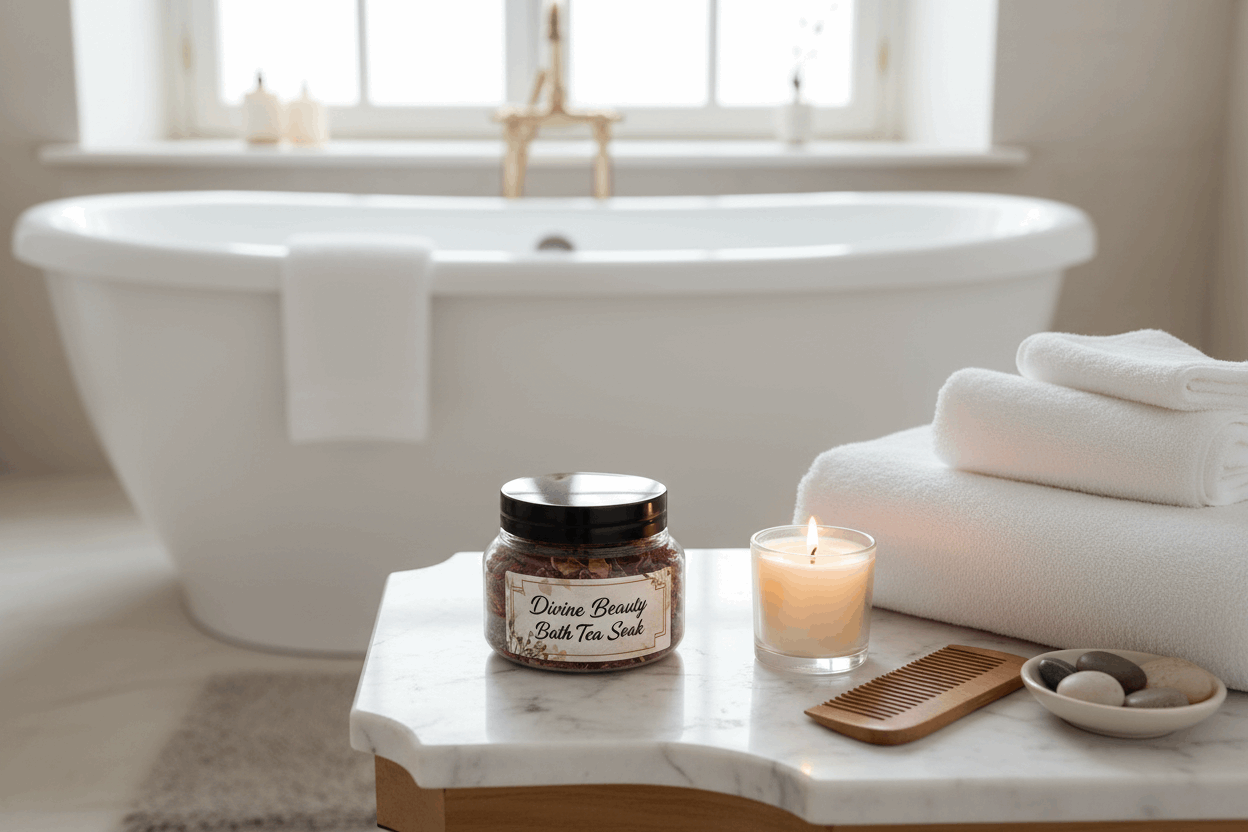 Infusion de bain en contexte spa