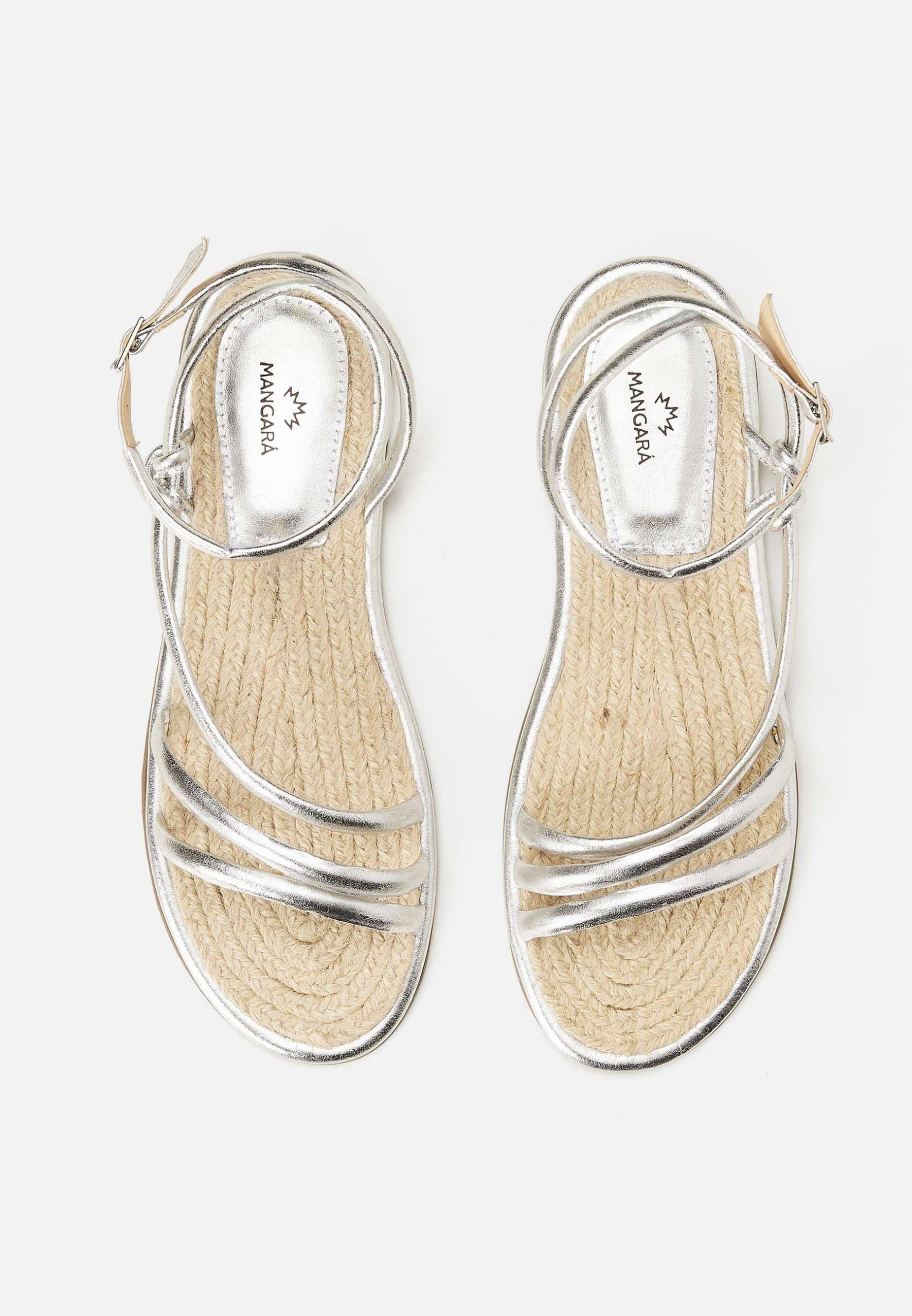 Sandales en cuir à brides noires MyParisMonaco