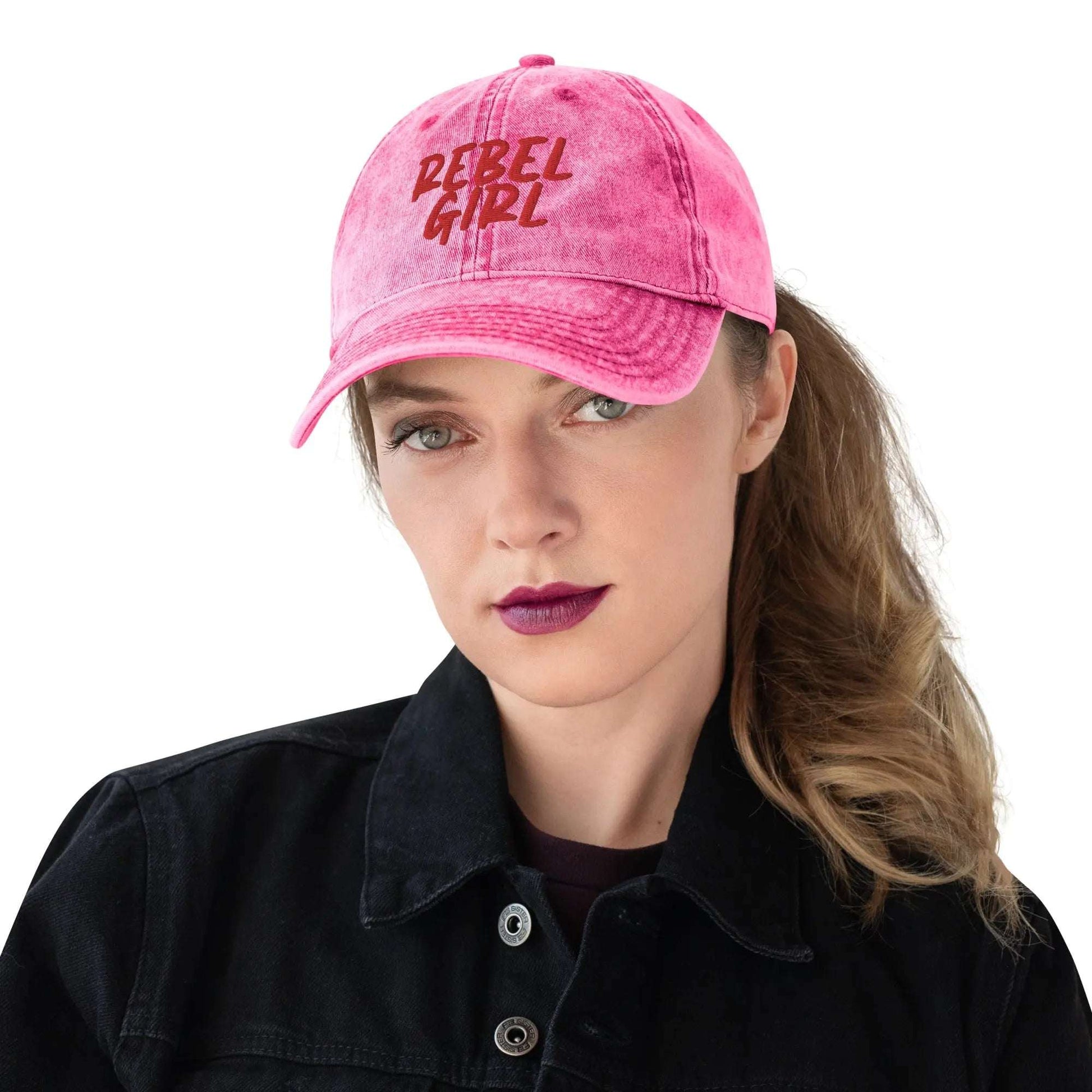 Casquette vintage en sergé de coton