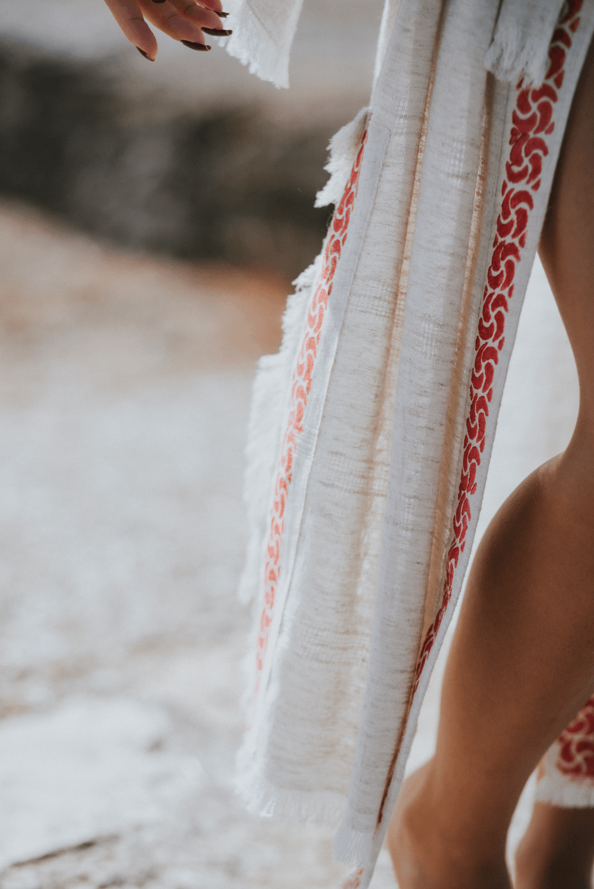 Kimono en lin artisanal